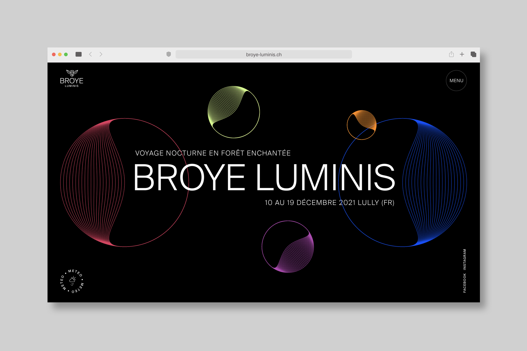 Site web de Broye Luminis.