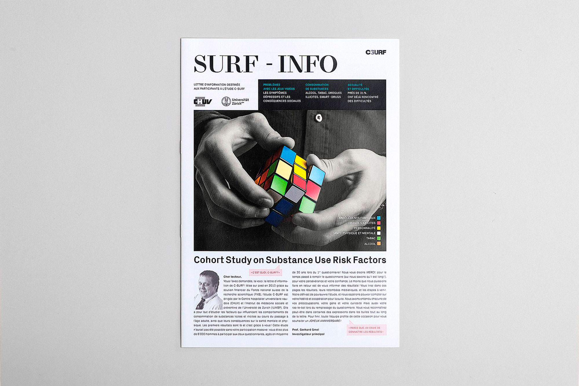 Couverture de la newsletter C-SURF.