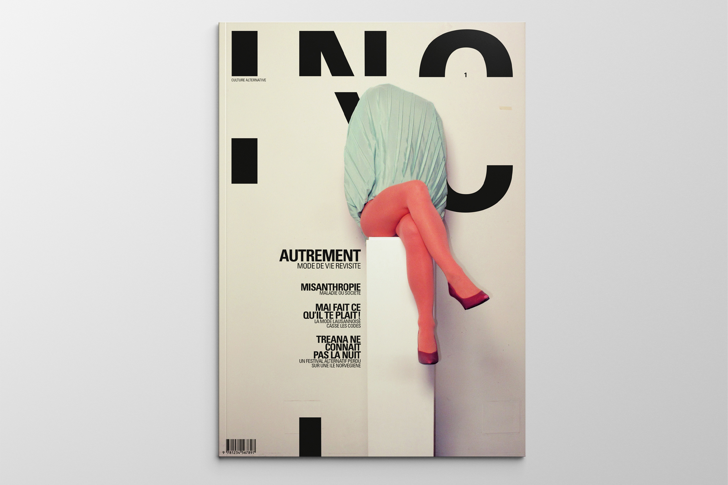 Couverture du magazine Ino avec le logotype.