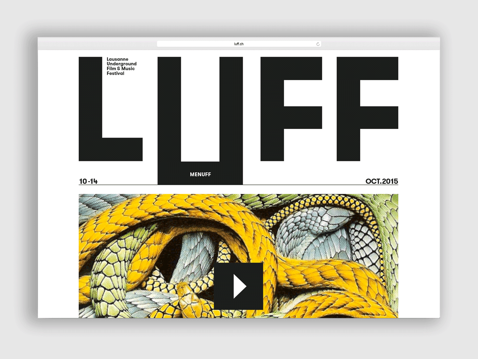 Siteweb du LUFF.