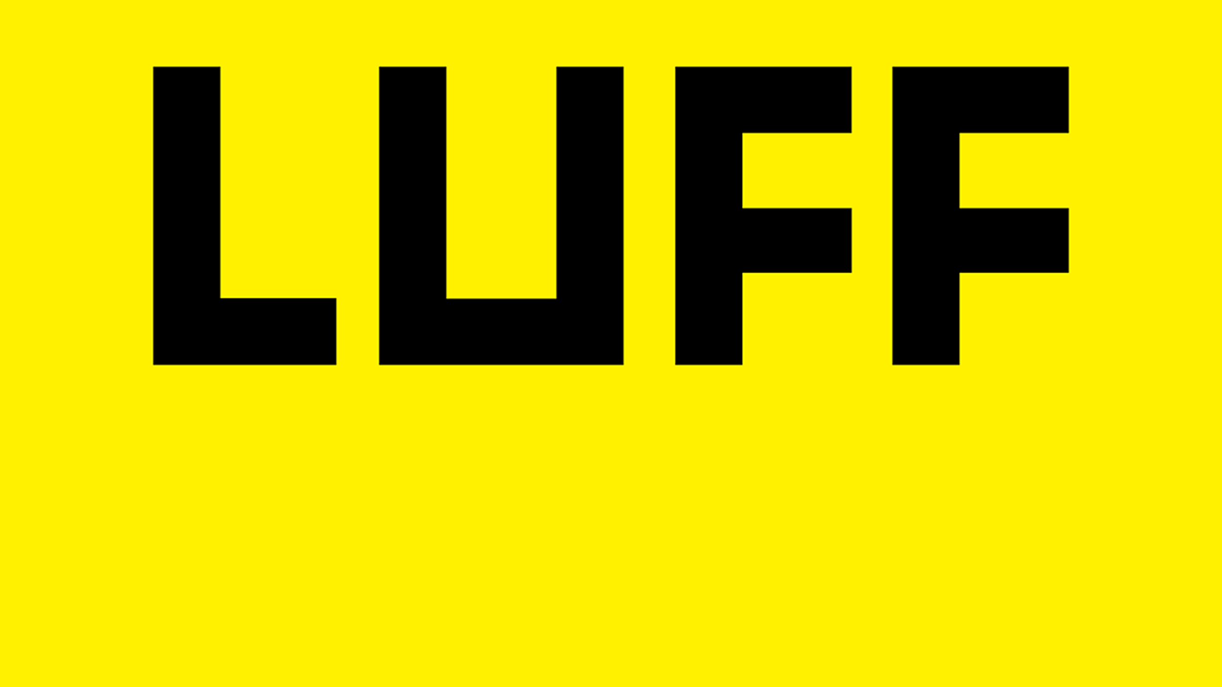 Luff, identité visuelle complète, logo, affiche, siteweb, etc.