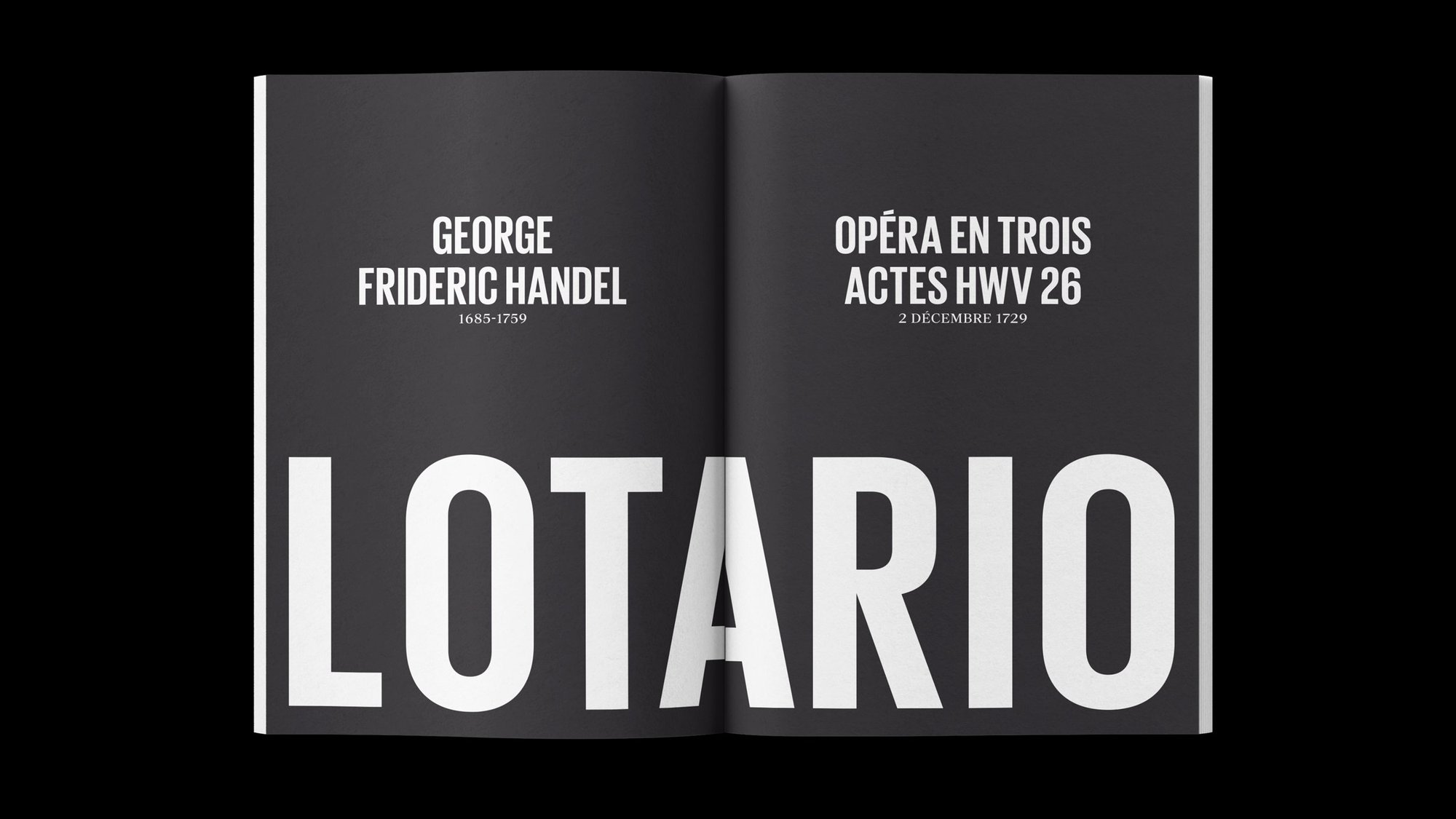 Programme de l'Opéra de l'Impératrice