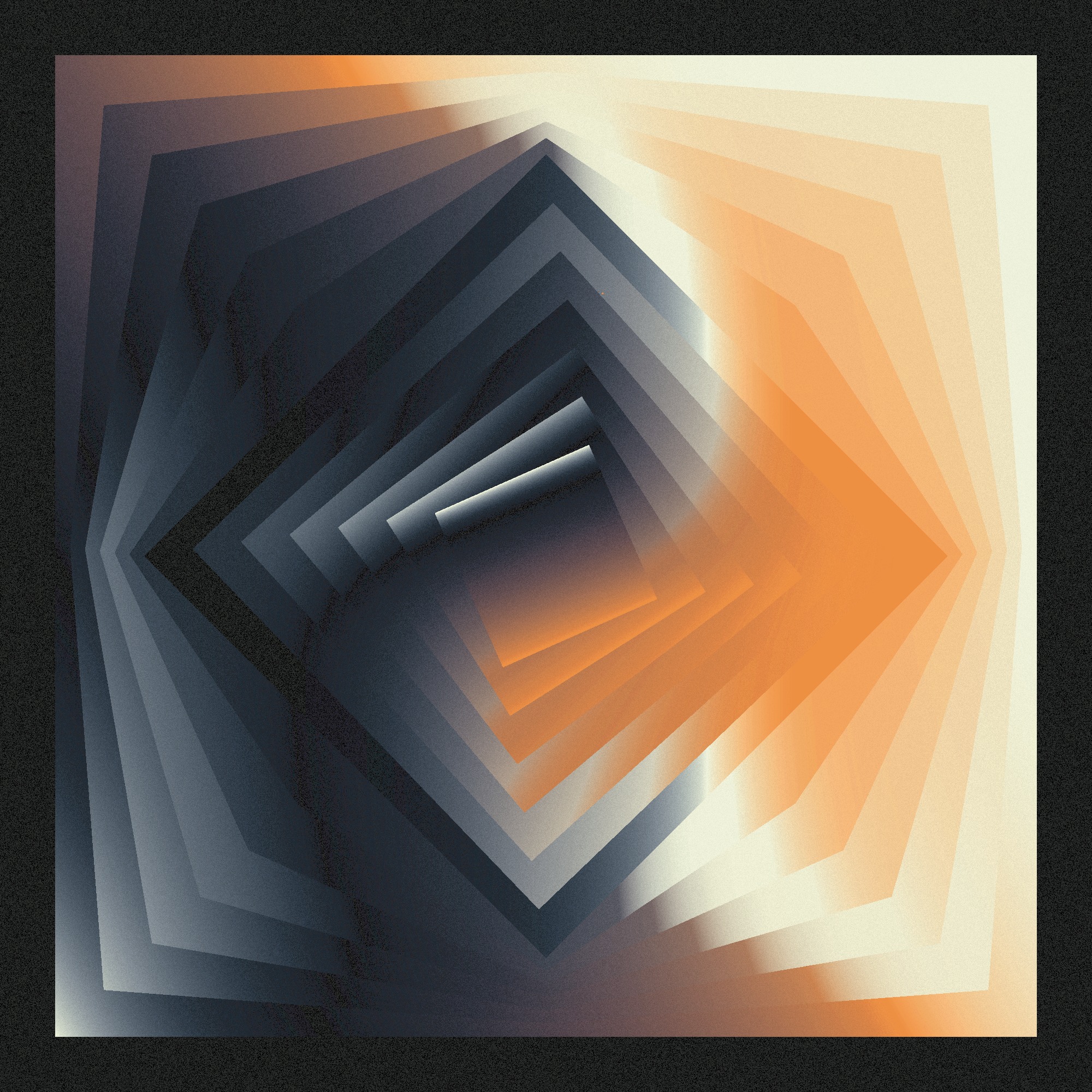 Composistion graphique avec des dégradés de formes