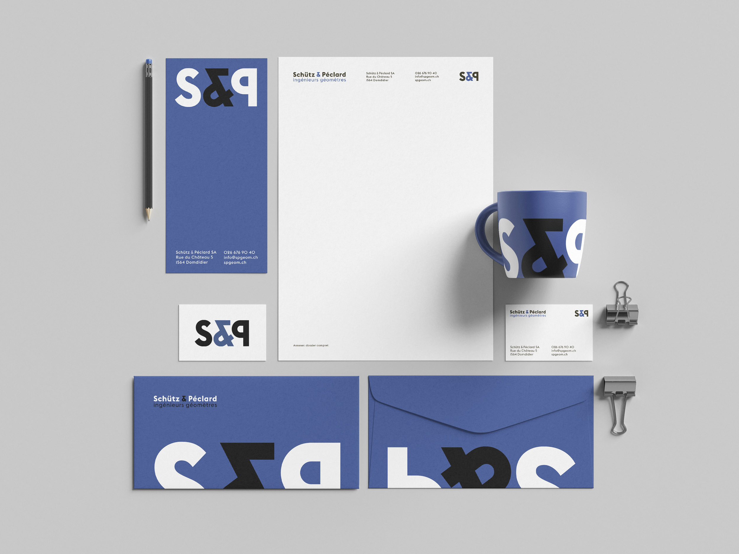 Identité visuelle de Schütz et Péclard.